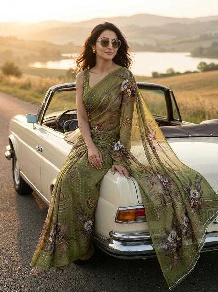 Printed Saree