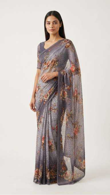 Printed Saree