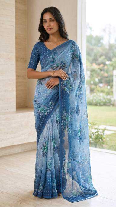 Printed Saree