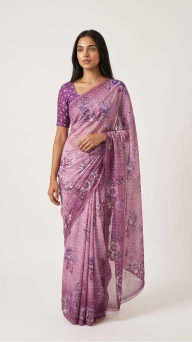 Printed Saree