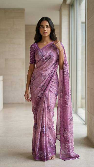 Printed Saree