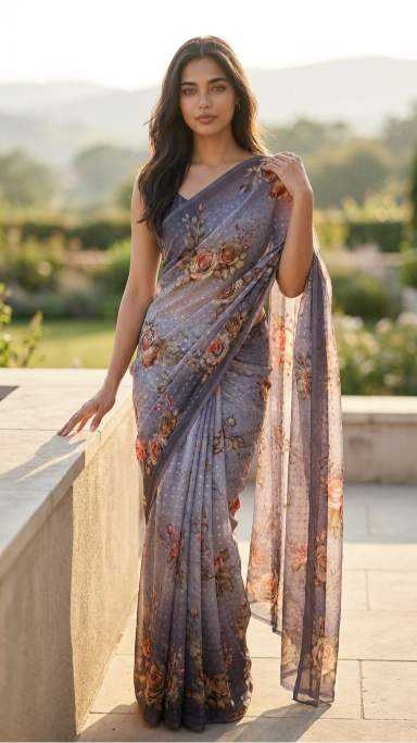 Printed Saree