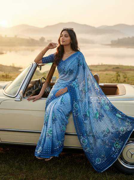 Printed Saree
