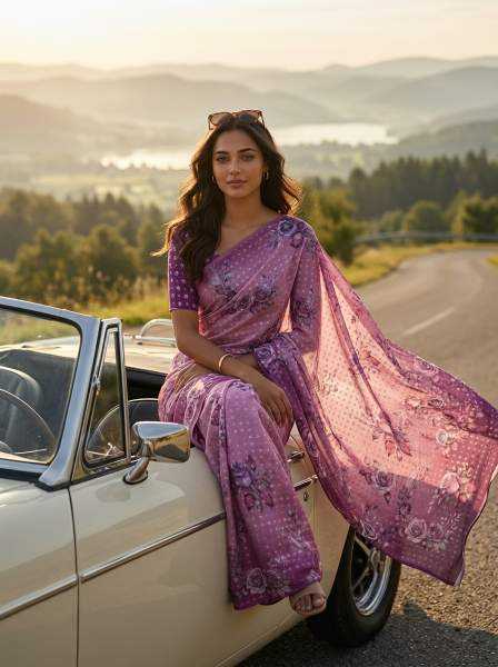 Printed Saree