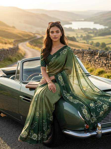 Printed Saree