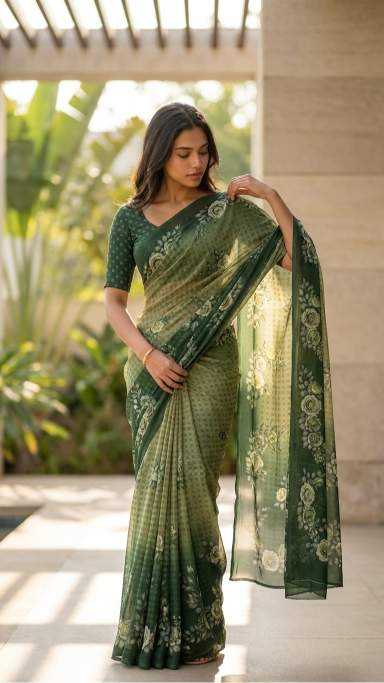 Printed Saree