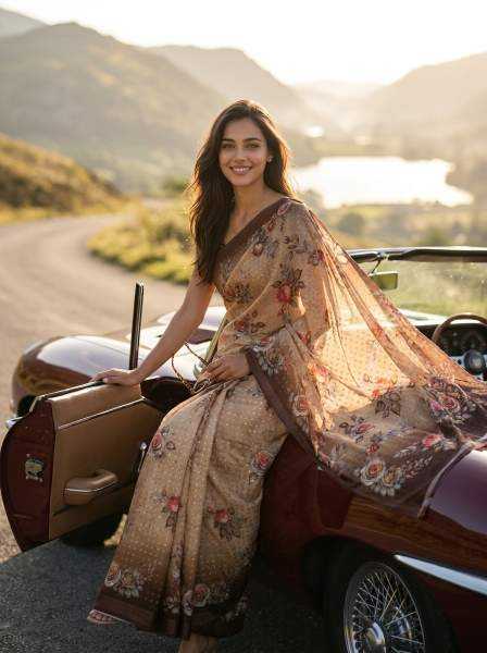 Printed Saree