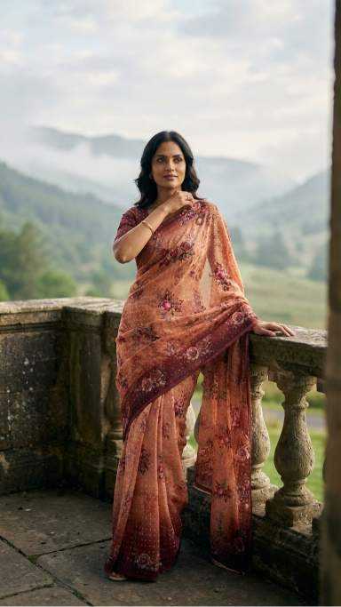 Printed Saree
