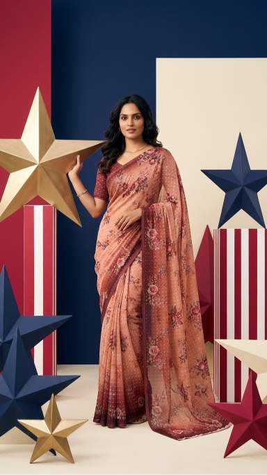 Printed Saree
