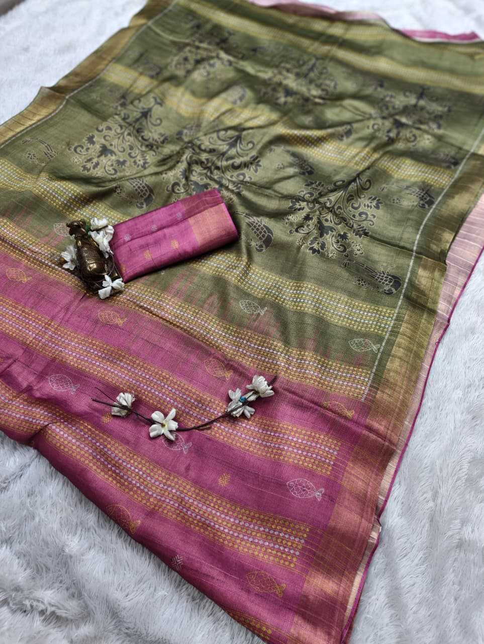 Handloom Silk Printed Saree