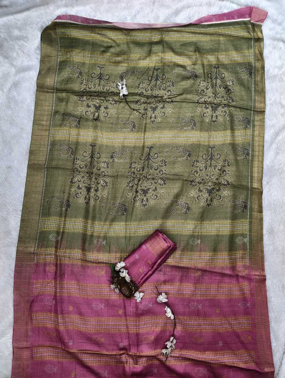 Handloom Silk Printed Saree