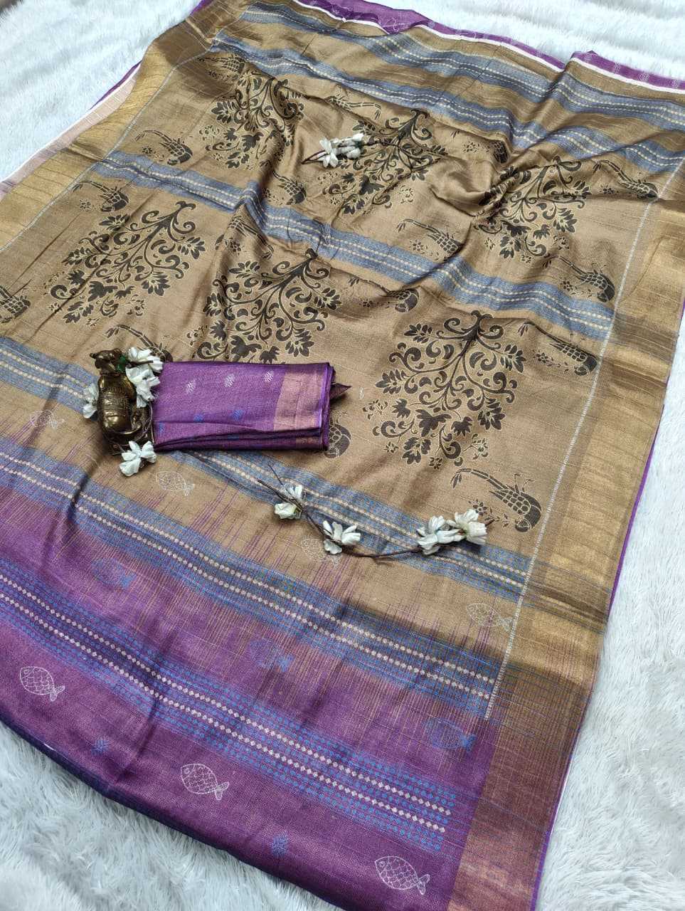 Handloom Silk Printed Saree