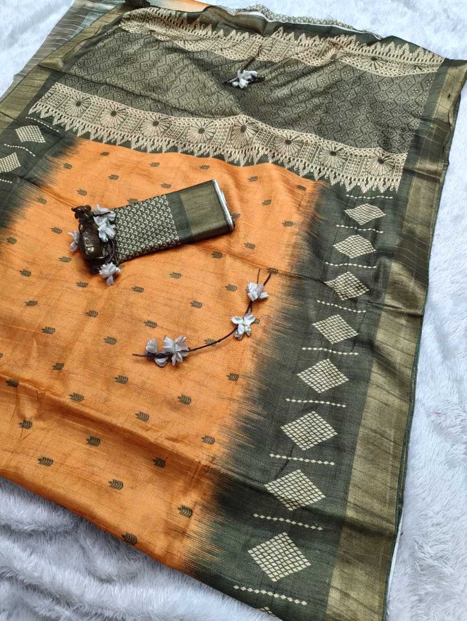 Handloom Silk Printed Saree