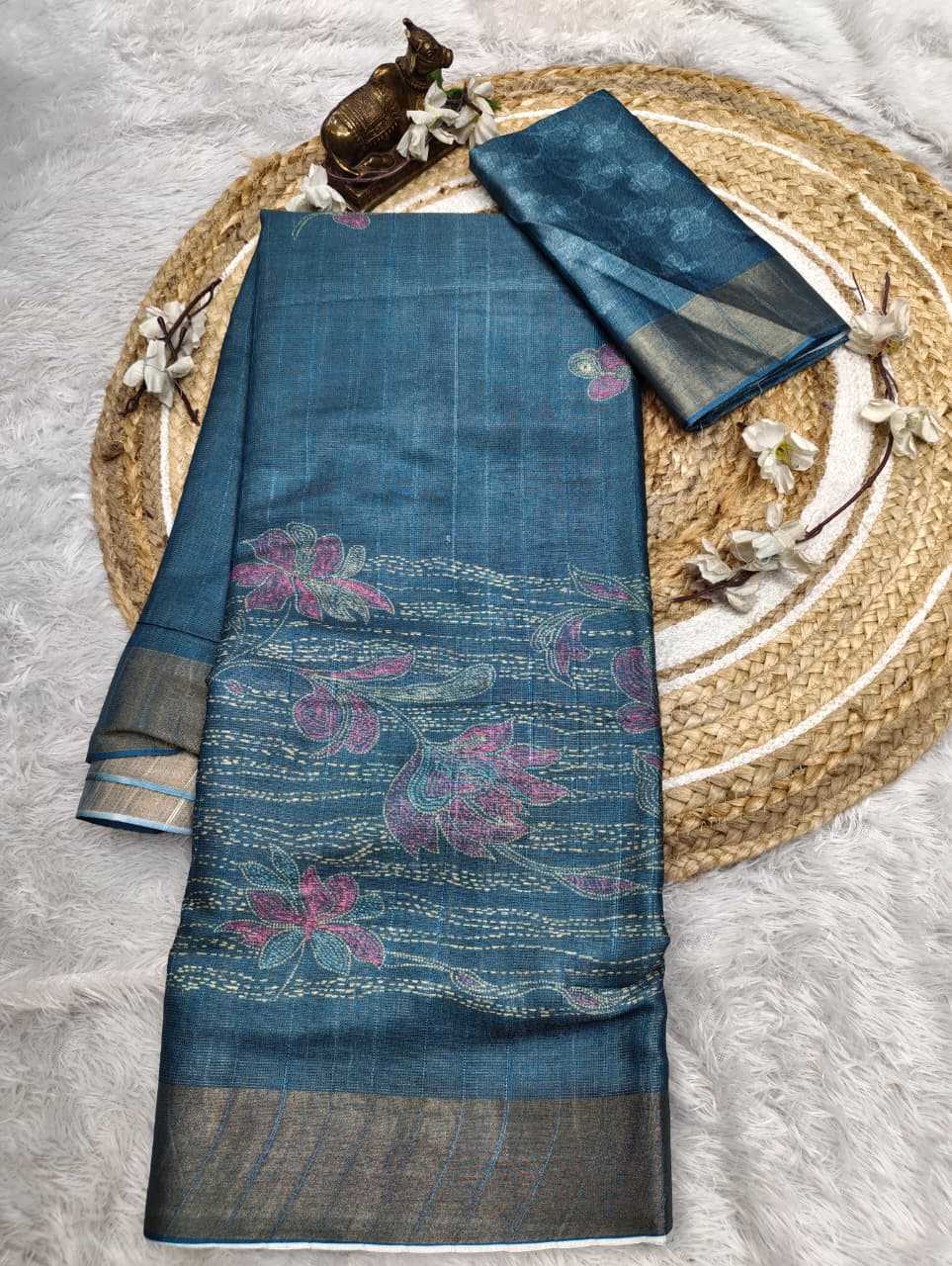 Handloom Silk Printed Saree