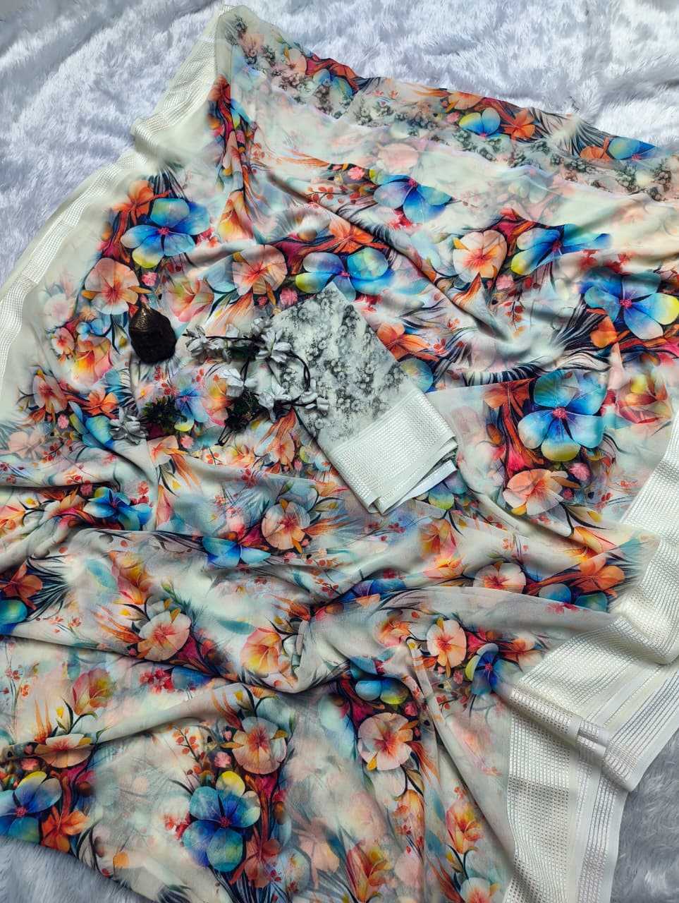 Printed Saree