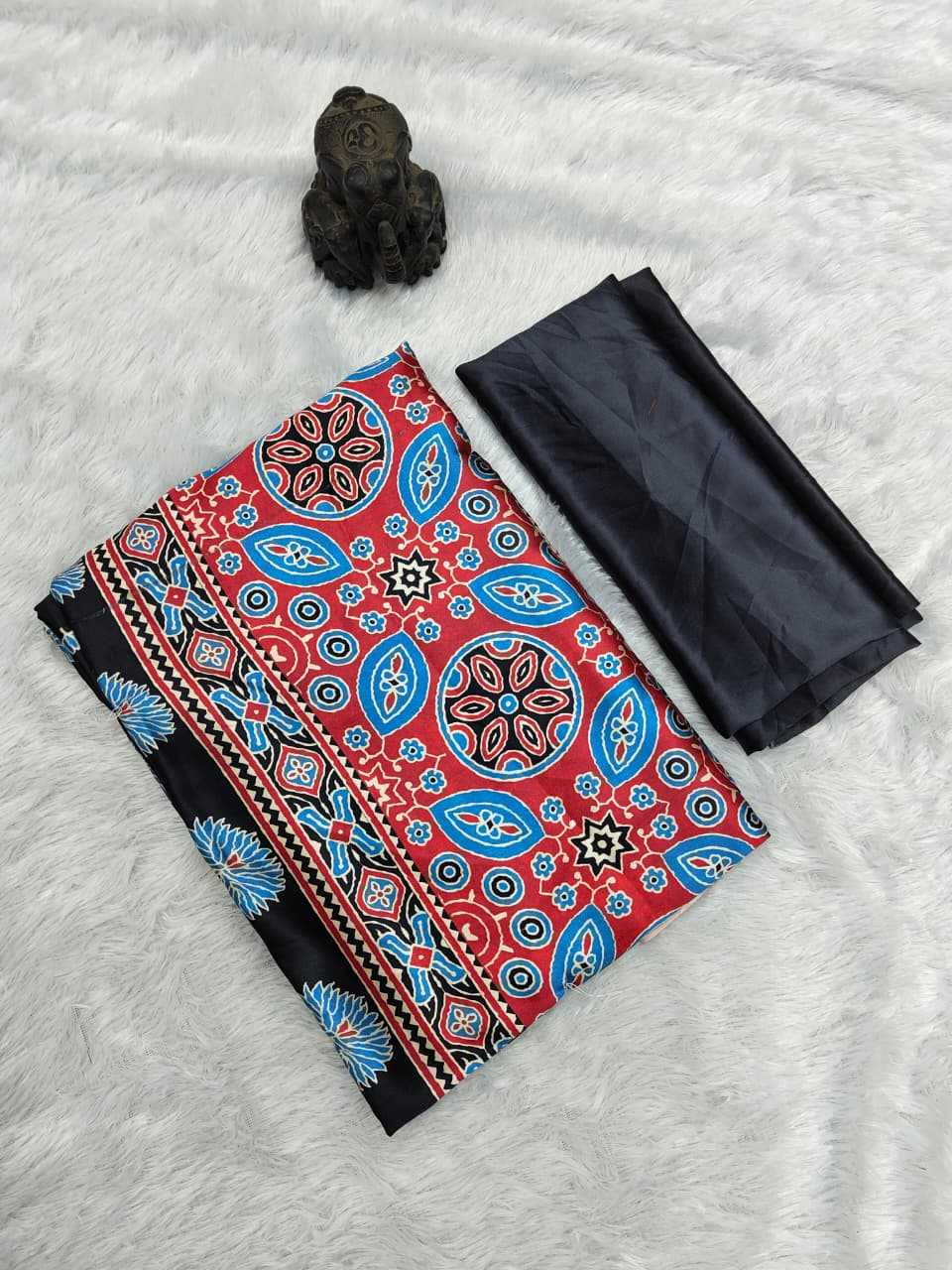 Satin Silk Gajji Modal Saree