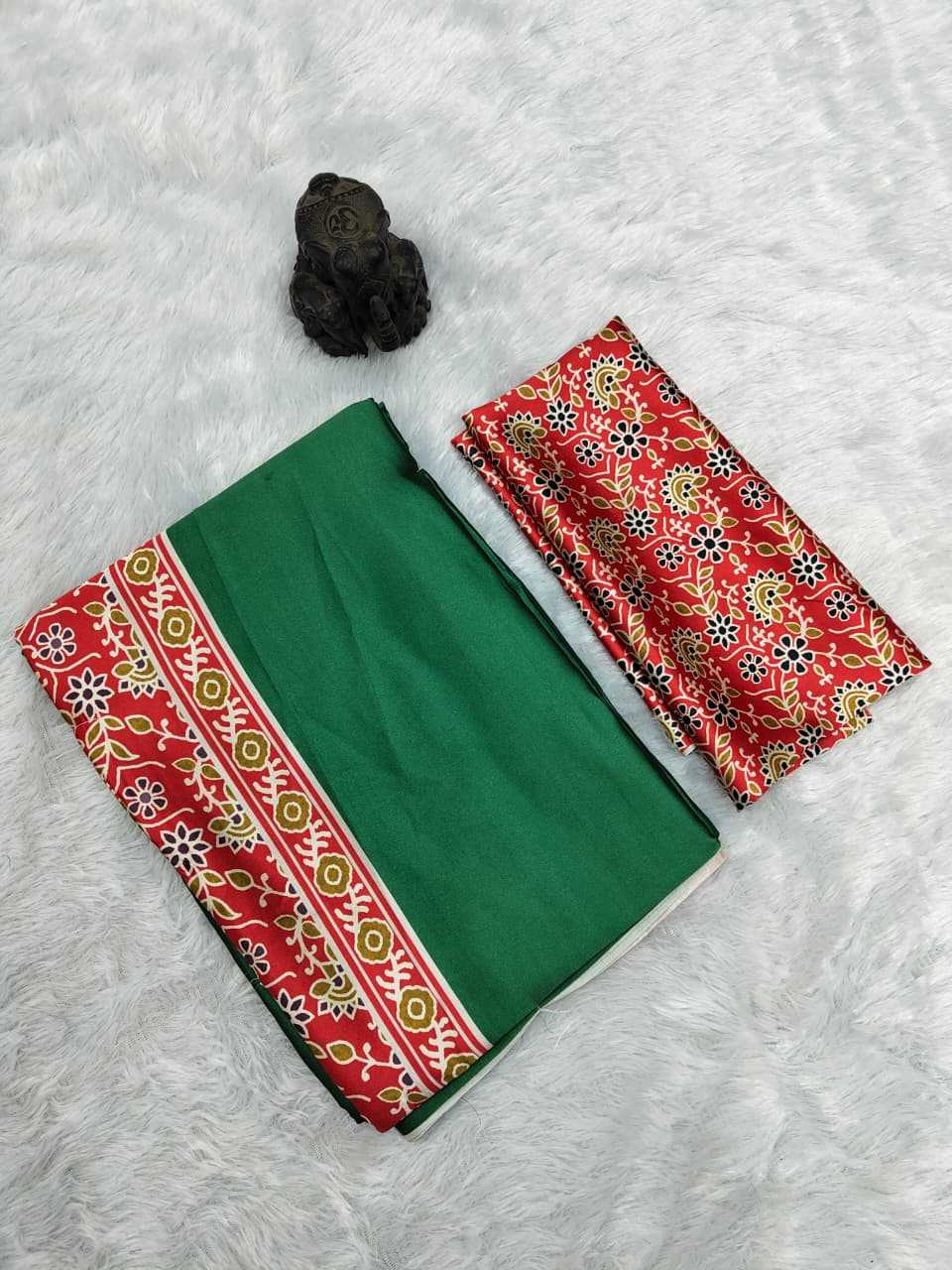 Satin Silk Gajji Modal Saree