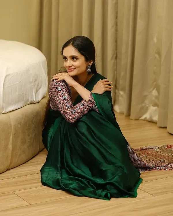 Satin Silk Gajji Modal Saree