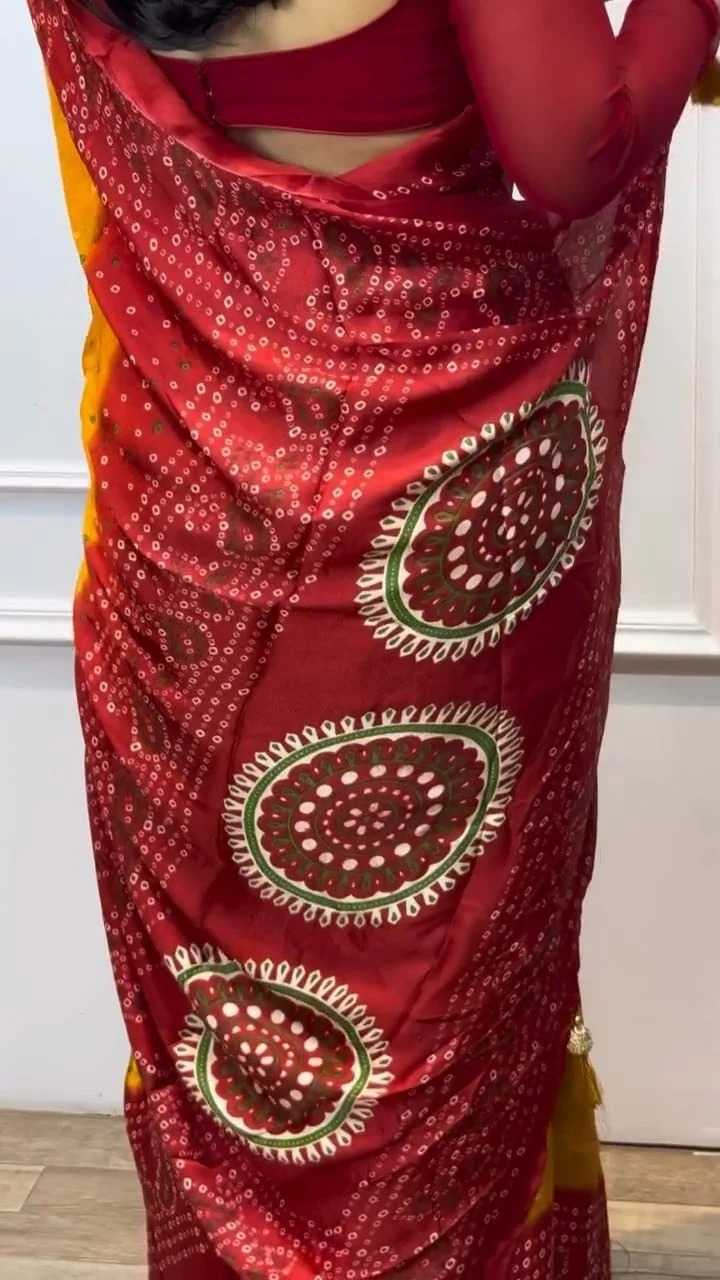 Satin Silk Gajji Modal Saree