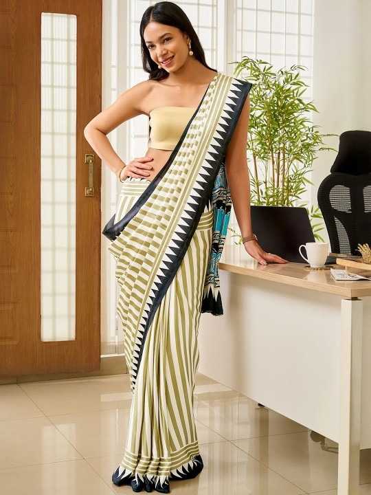 Satin Silk Gajji Modal Saree