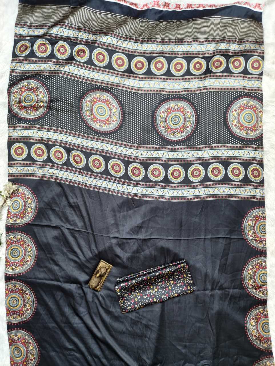 Satin Silk Gajji Modal Saree