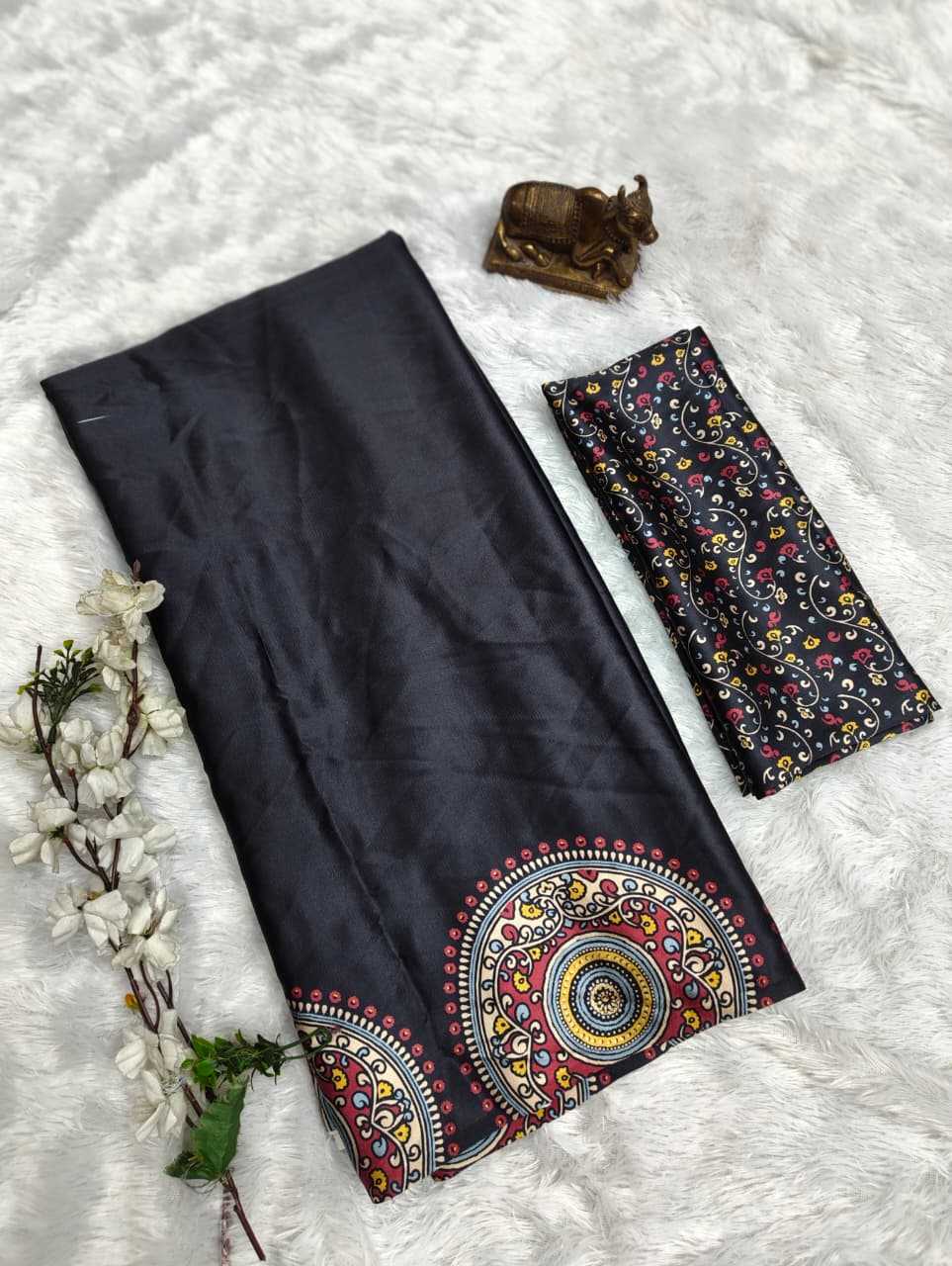 Satin Silk Gajji Modal Saree