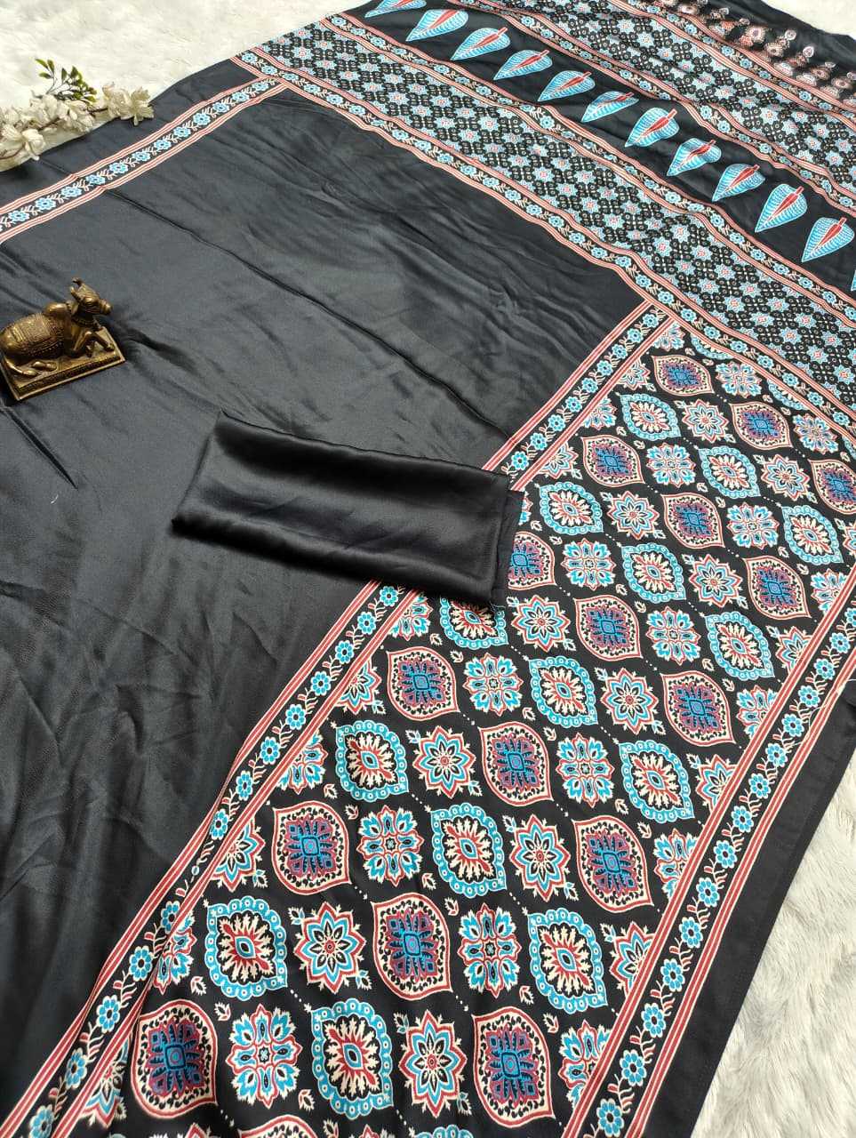 Satin Gajji Modal Saree
