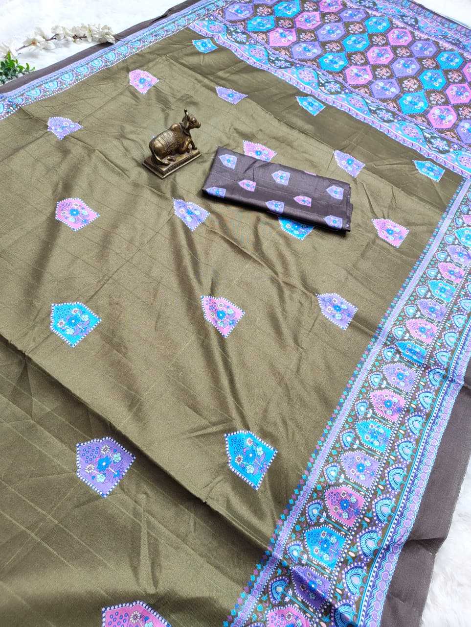 Handloom Silk Printed Saree