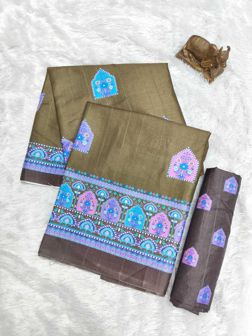 Handloom Silk Printed Saree