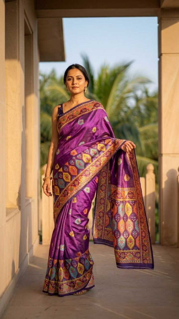 Handloom Silk Printed Saree