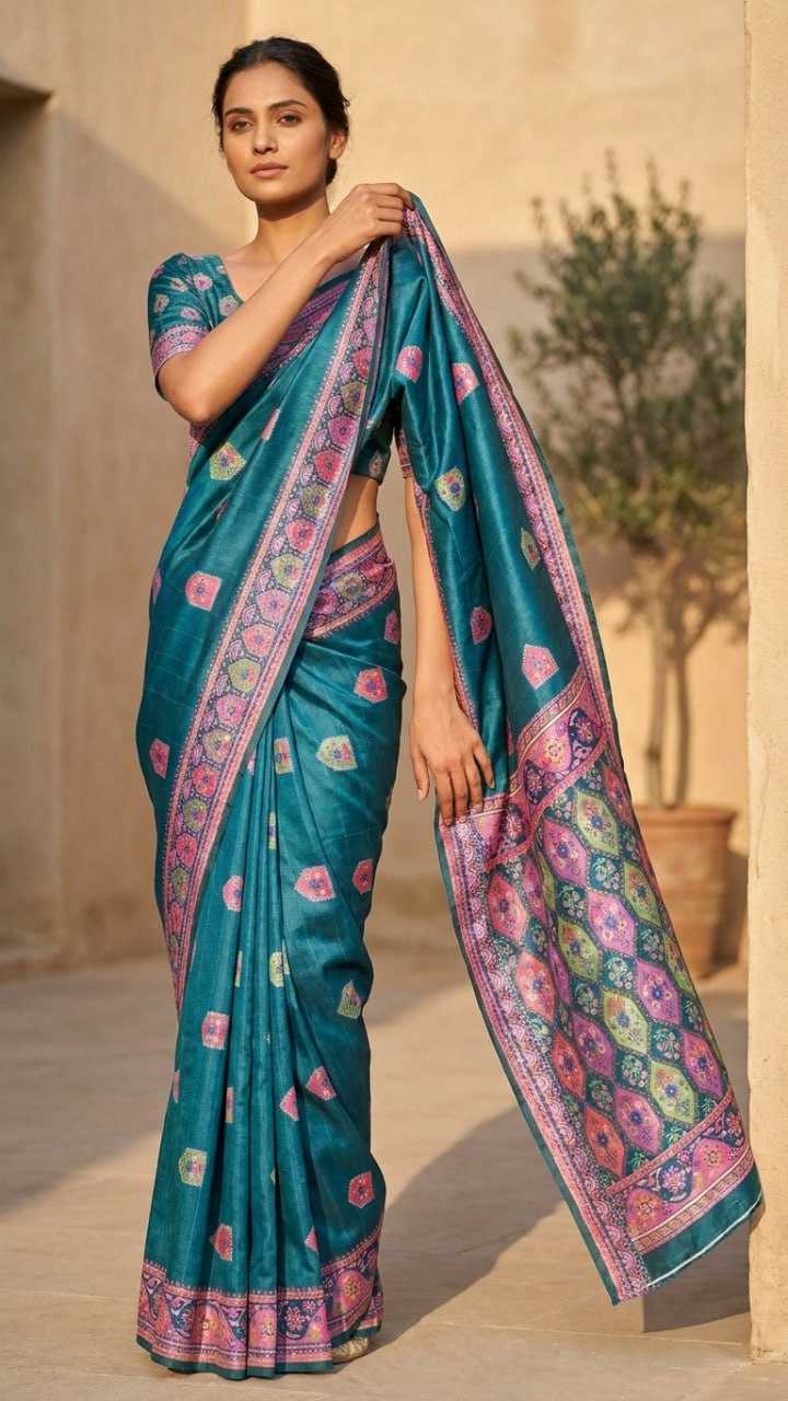 Handloom Silk Printed Saree