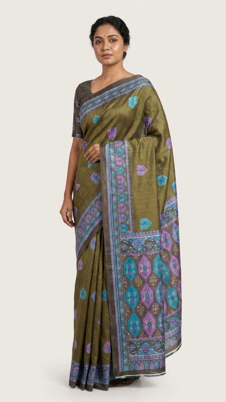 Handloom Silk Printed Saree