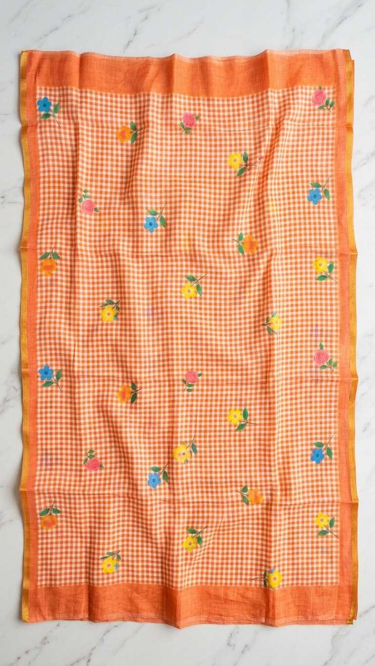 Linen Printed Saree