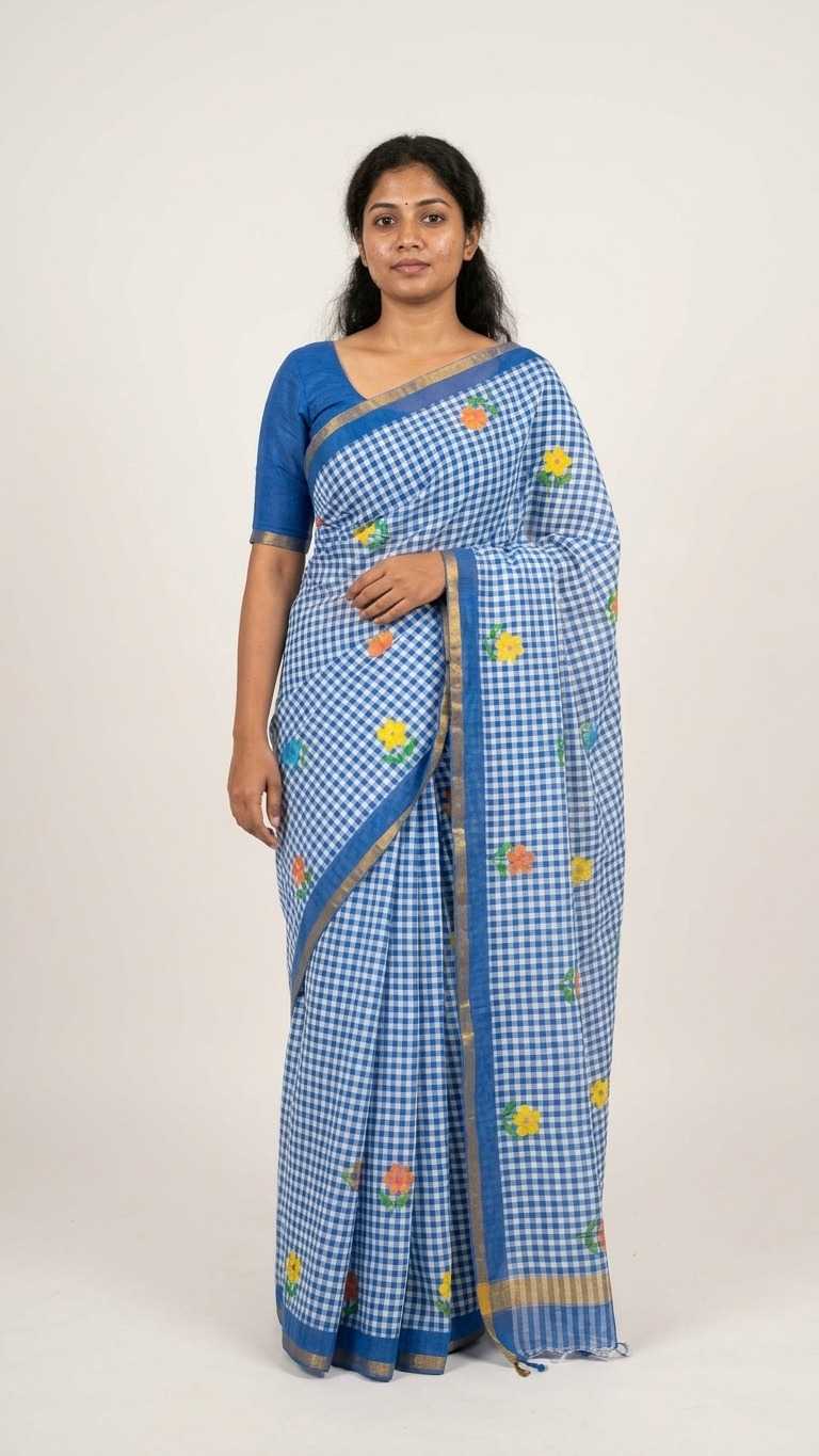 Linen Printed Saree