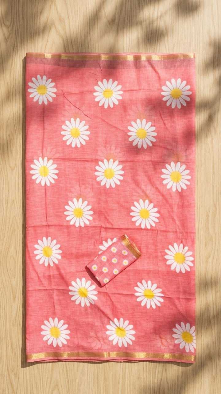 Linen Designer Saree