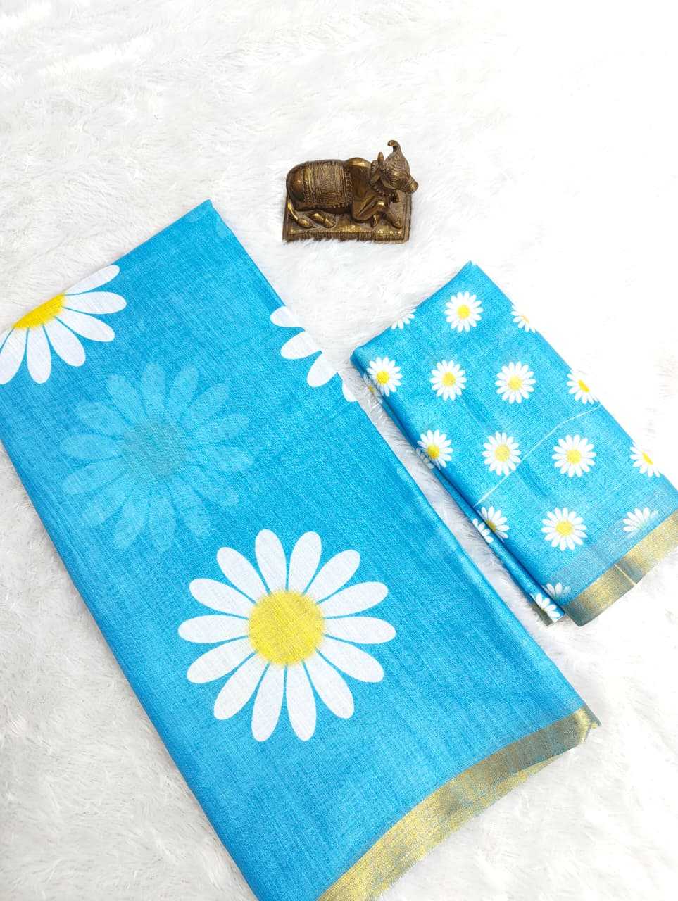 Linen Printed Saree