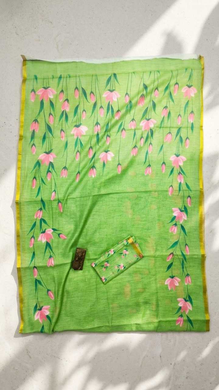 Linen Designer Saree