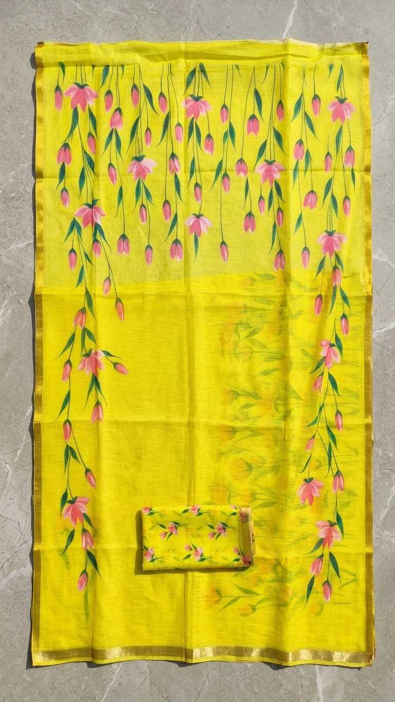 Linen Printed Saree