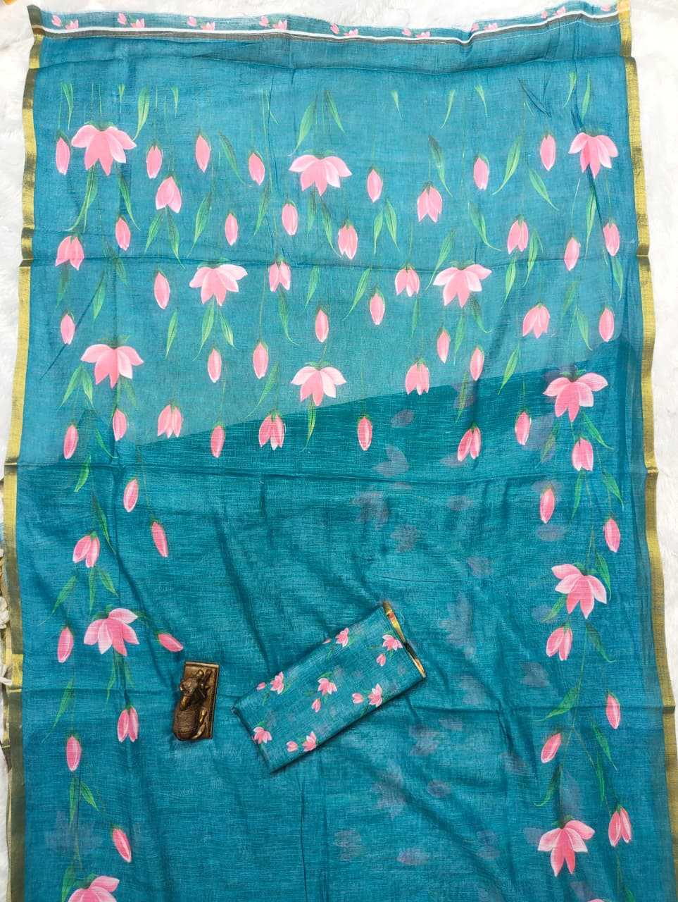 Linen Printed Saree