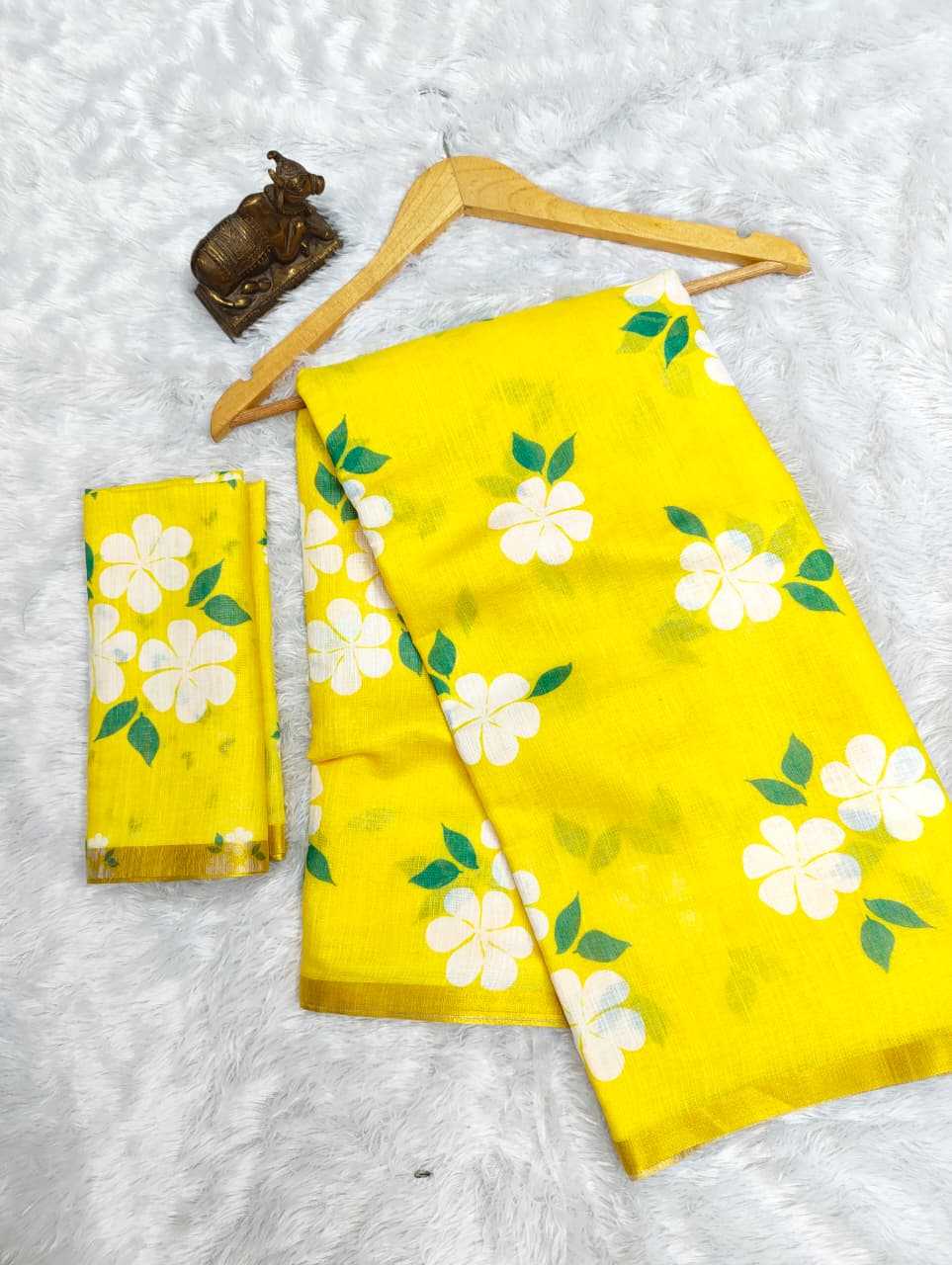 Linen Printed Saree