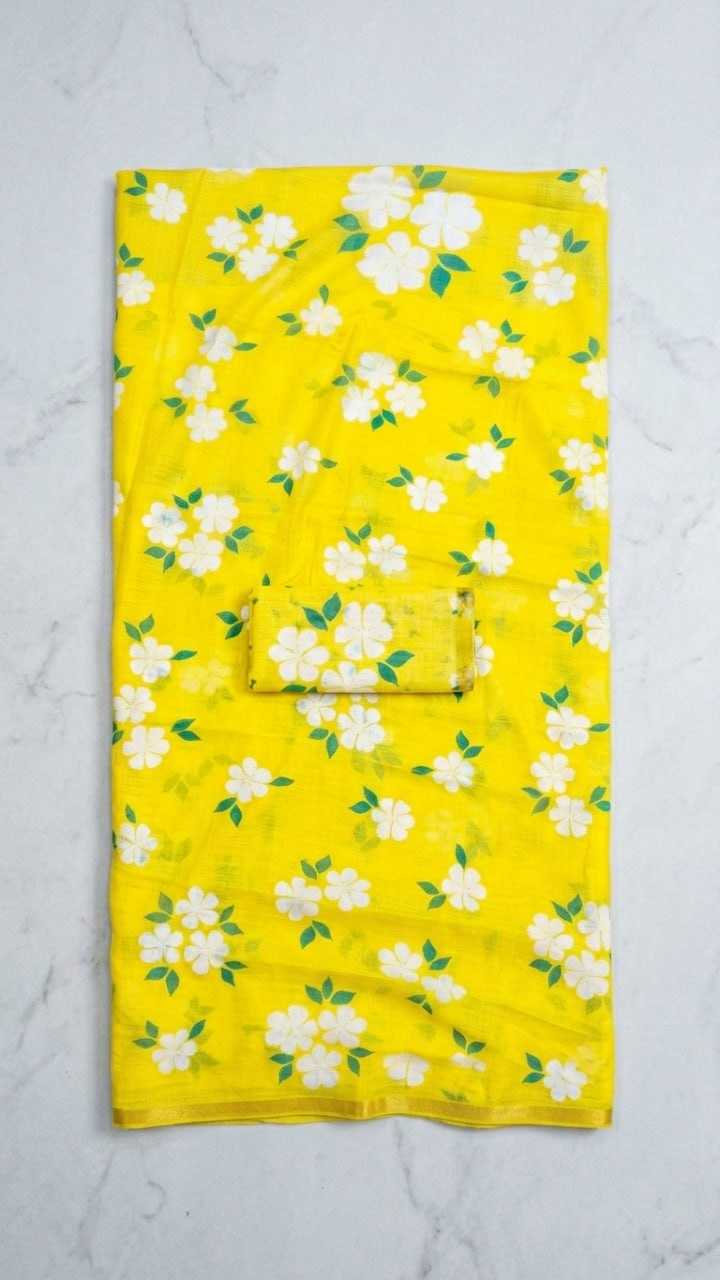 Linen Printed Saree