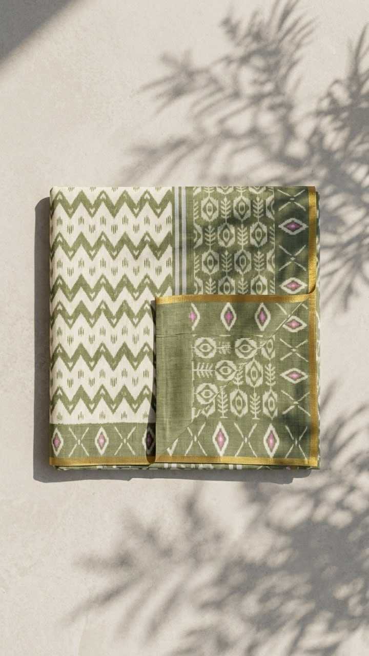 Linen Designer Saree