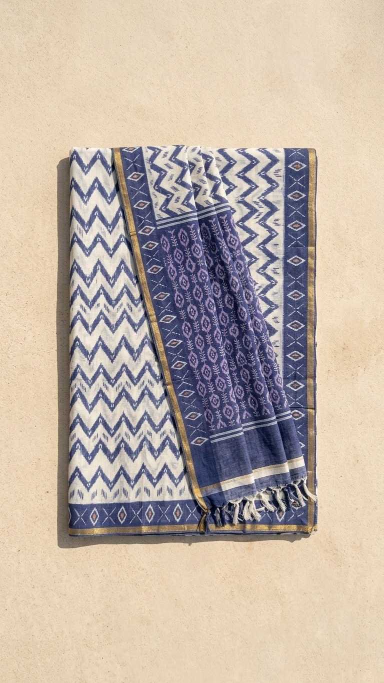 Linen Printed Saree