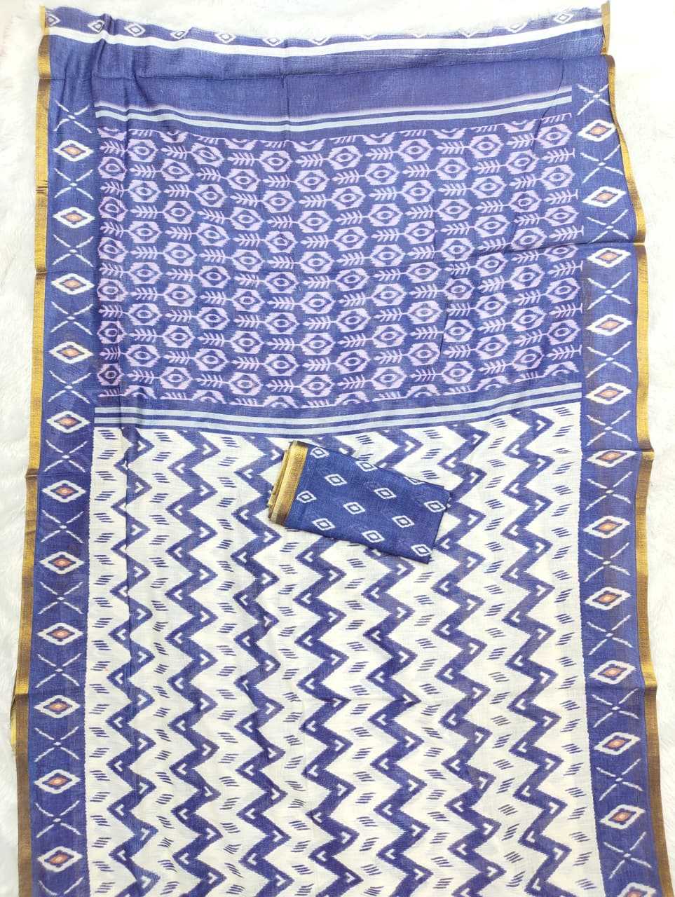 Linen Printed Saree
