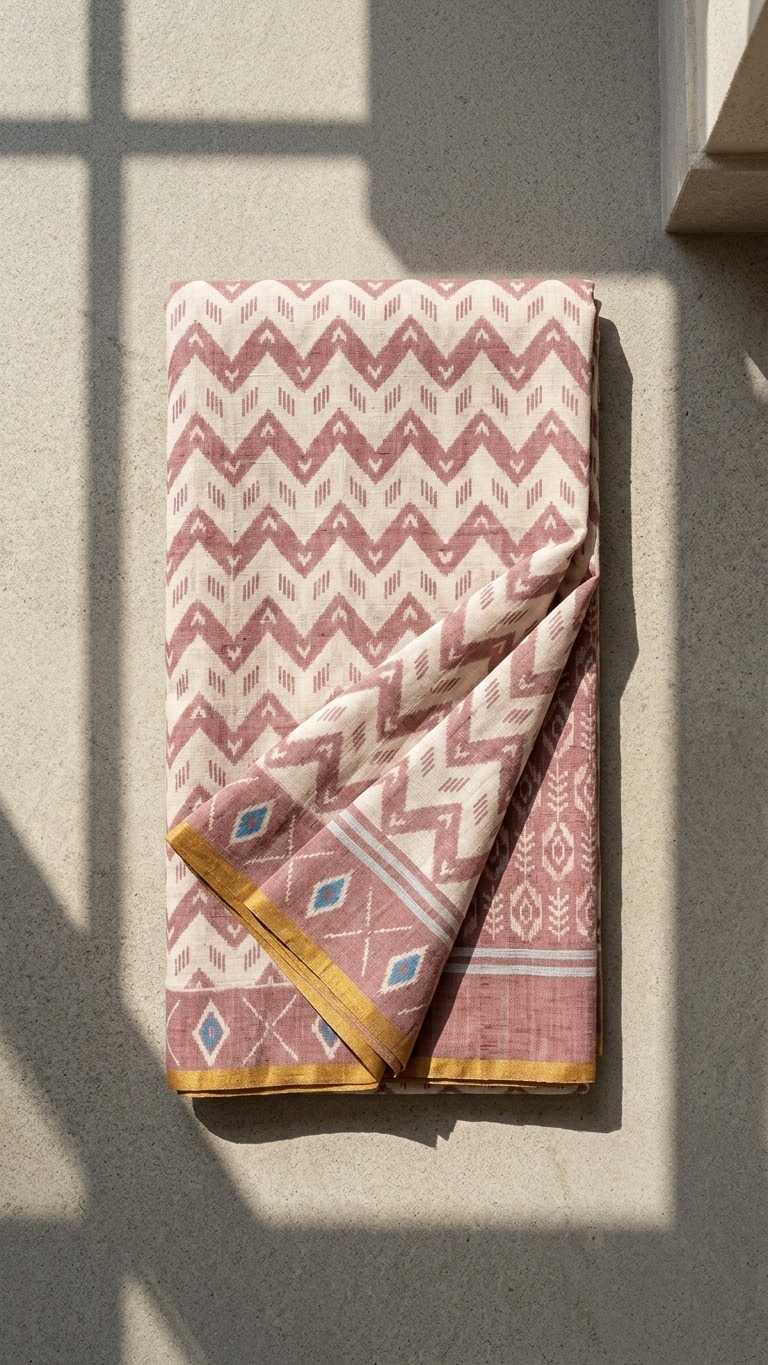 Linen Printed Saree