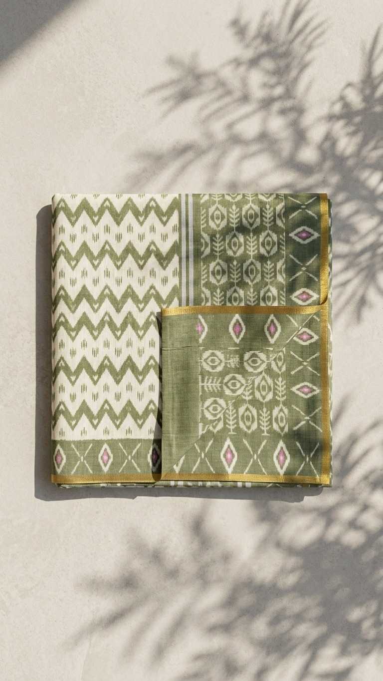 Linen Printed Saree