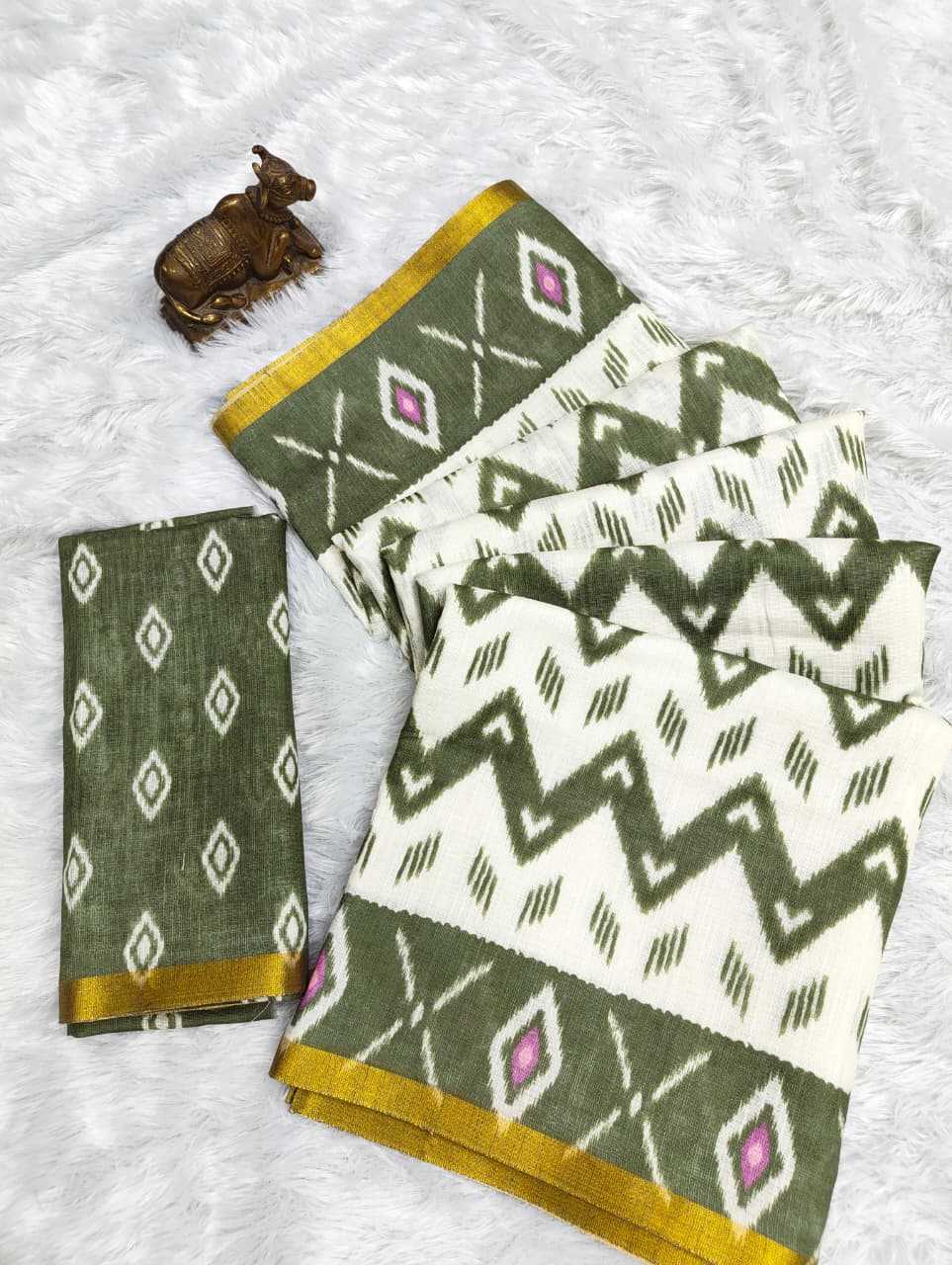 Linen Printed Saree