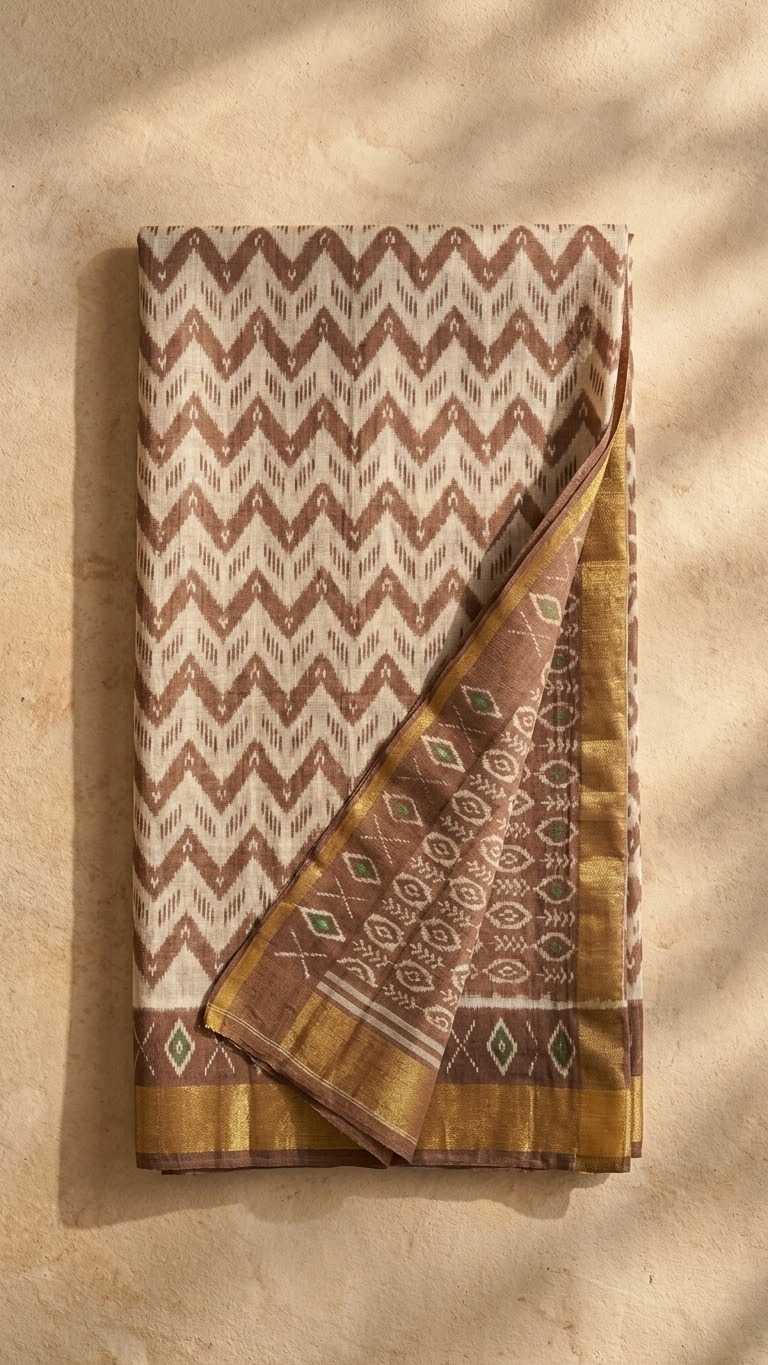 Linen Printed Saree