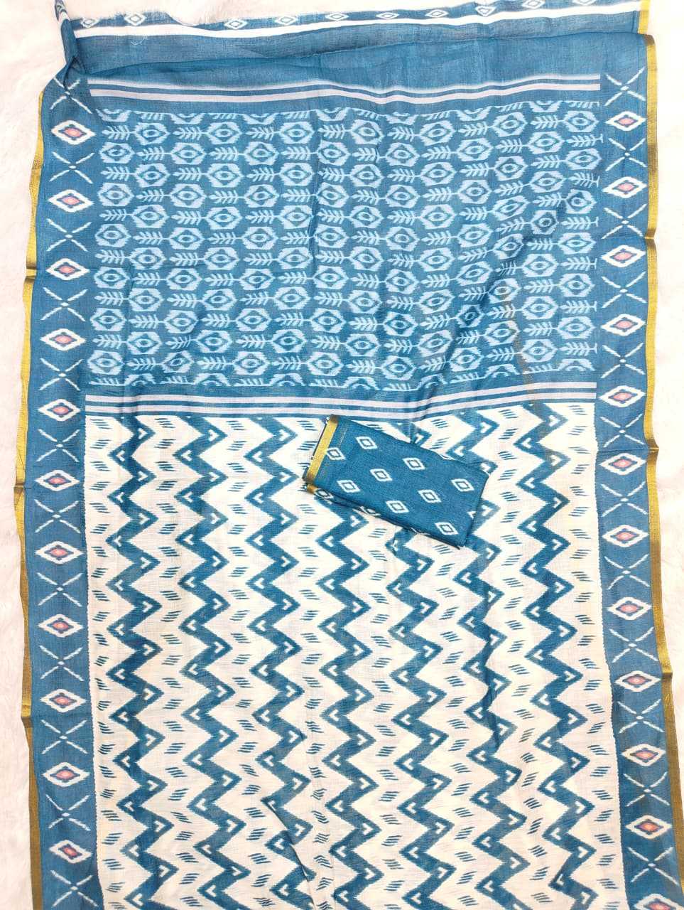 Linen Printed Saree