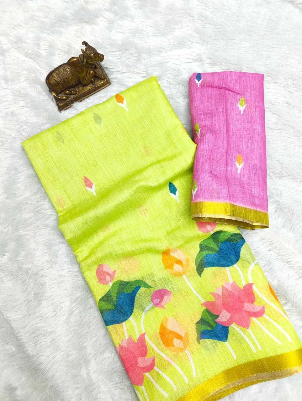 Linen Fancy Saree